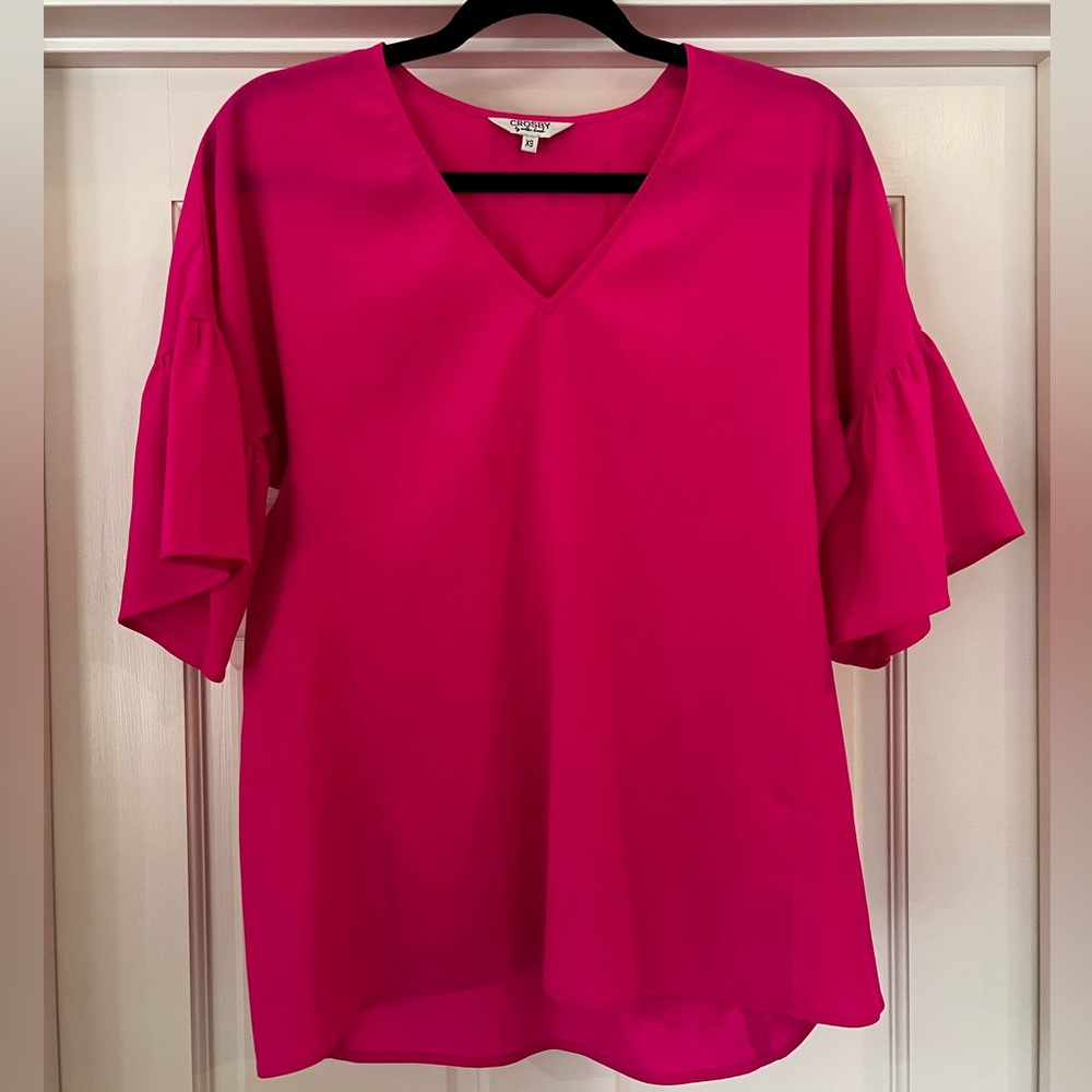 CROSBY by Mollie Burch Fuchsia Blouse